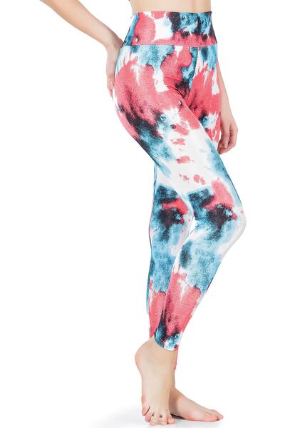 Derya Kurşun Γυναικείο ψηλόμεσο κολάν με σχέδιο 0606