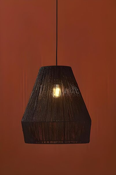 mammoly Doğal Bohem Avize, Rustik Avize, Jüt Avize, Salaş Avize, El Yapımı Avize, Siyah Avize