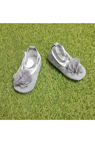Sönmez Baby 6723 Tül Çiçek Desen Bebe Patik Ev Babet
