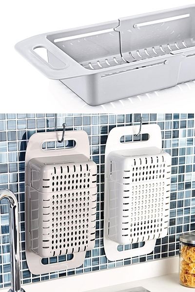 Box Up Adjustable Sliding Strainer - Practical and Convenient Kitchen Accessory