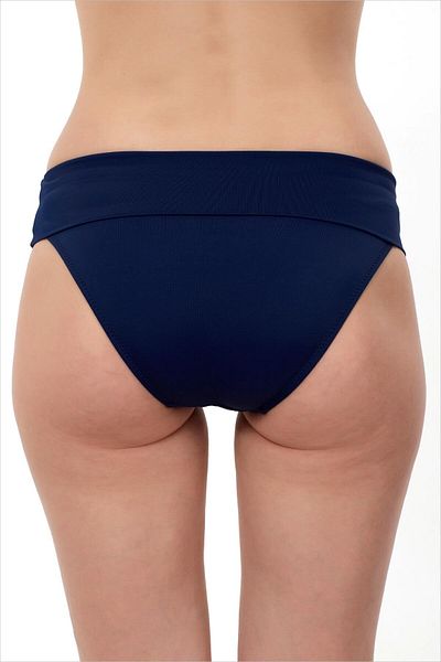 AYYILDIZ Bikini Bottom - Navy blue - Plain
