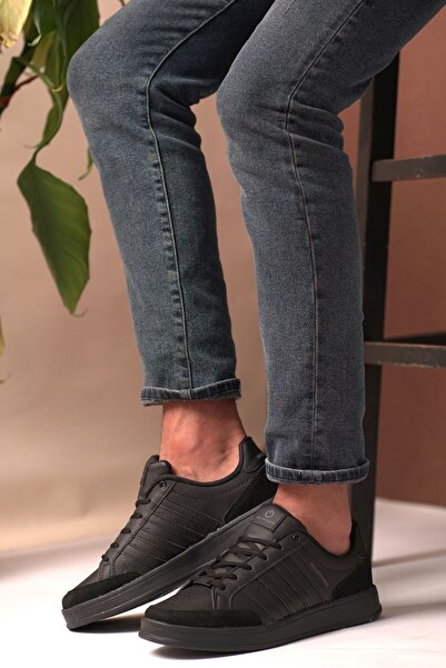 Aleza Shoes Wlkpower Чорні чоловічі повсякденні кросівки