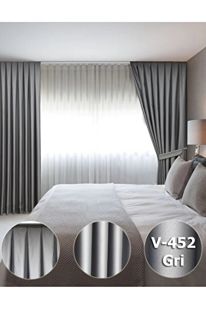 YS PERDE TASARIM Lüx Saten Blackout Karartma Fon Perde Yüksek Kaliteli 1/2,5 ...