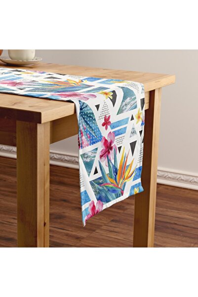 Bc Home Leke Tutmaz Yumuşak Dokulu Çok Renkli Runner 40 X 140cm