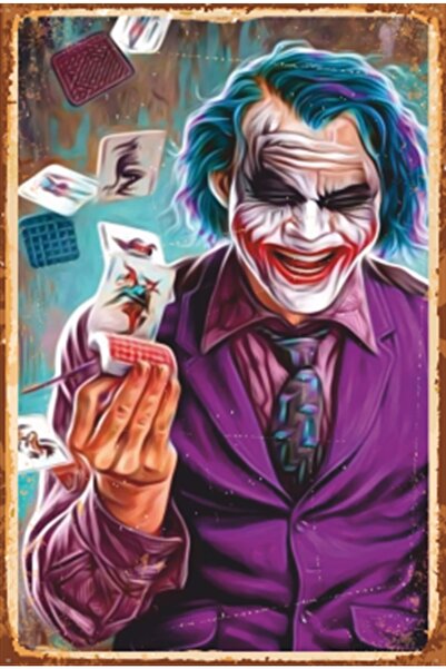 Hayat Poster ملصق خشبي من The Joker Retro