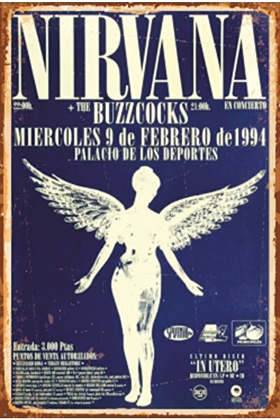 Hayat Poster Poster retro din lemn album Nirvana
