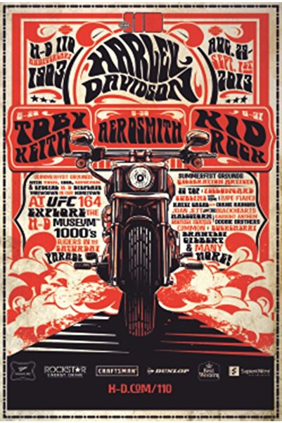 Hayat Poster Ρετρό ξύλινη αφίσα με κινητήρα Vintage Style