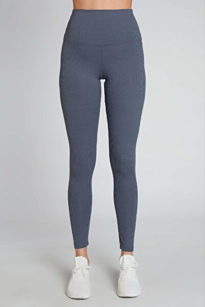 Oro verde Ženske derbi Rebrasto sive legginsa