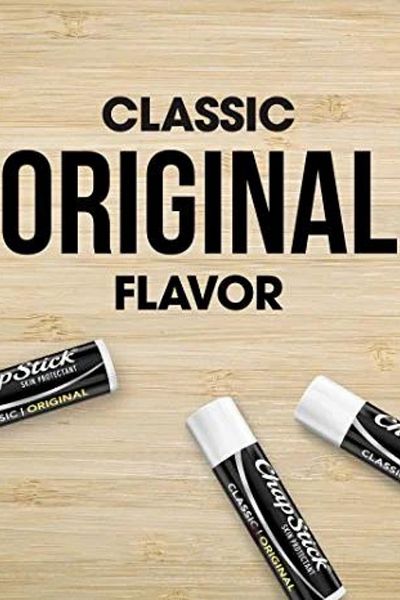 ChapStick Classic Original Lip Balm, Lip Moisturizer, Lip Care 0.15oz 4gr (3 Pieces)