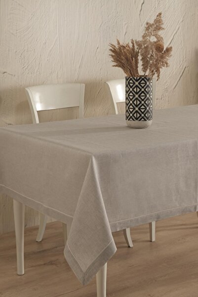 ÖDEL HOME Linen Piping Tablecloth