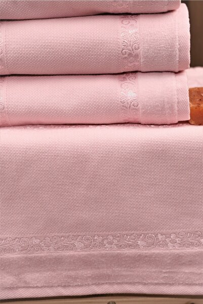 Pidora Textil 4 db Etamin Jacquard Soft 50*90 kézi arctörölköző, hímzéshez