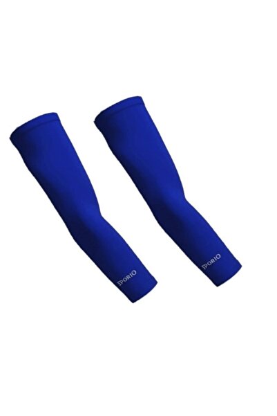 SPORIO زوج واحد من أكمام كرة السلة للكرة الطائرة باللون الأسود Tactel Fulla L...