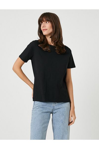 Koton T-Shirt - Schwarz - Regular Fit