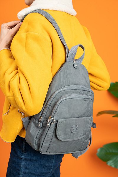 YOGII Ely Model Women's Crinkle Small Size Crossbody and Backpack Very Useful