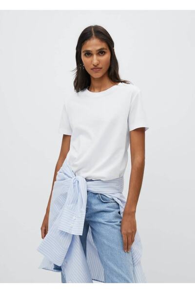 MANGO Woman %100 Pamuklu Tişört