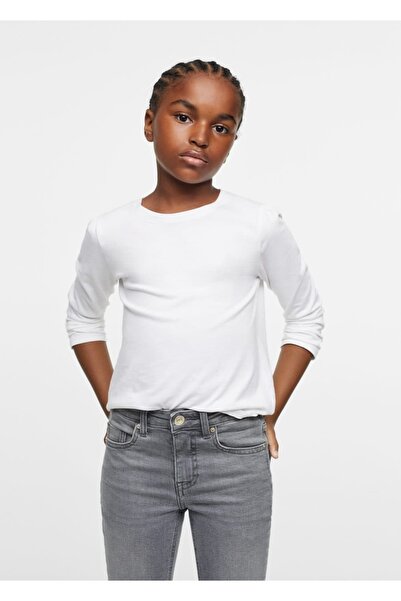 MANGO Kids Rozšírené džínsové nohavice