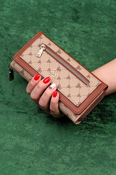 Ysmn Багатосекційний жіночий гаманець із застібкою-блискавкою та великою кількістю відділень Vizon Yc100002slg