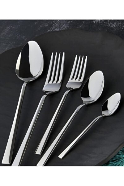 Kardelen Zümrüt 60 Piece Spoon and Fork Set for 12 Persons (WITHOUT KNIFE)