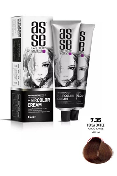 asse Hair Color Systems Saç Boyası 60 Ml. -7.35 Kakao Kahve