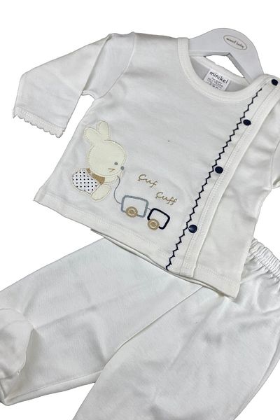Minikel Happy Friends 2-Piece Set with Booties