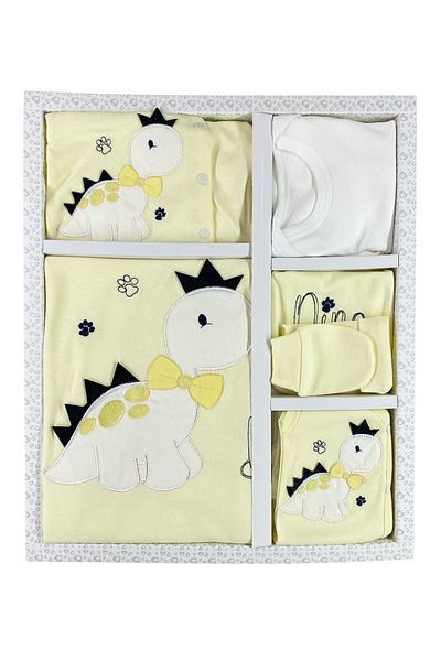 Minikel Cute Bow Tie Dino 10-Piece Newborn Set
