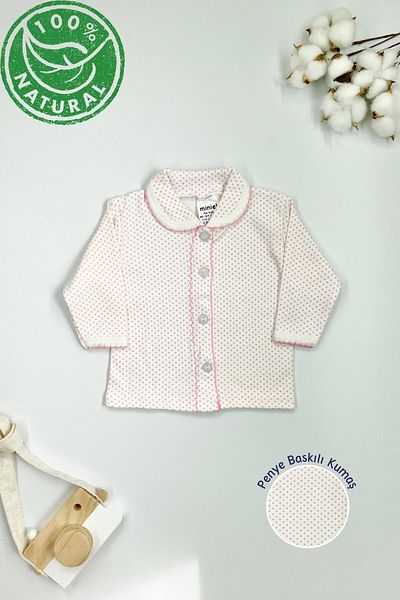 Minikel Cute Dot Pattern 2 Piece Set Without Booties
