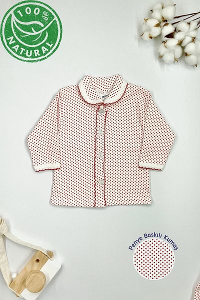 Minikel Cute Dot Pattern 2 Piece Set Without Booties