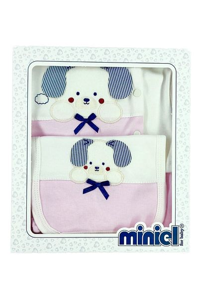 Minikel Wonderful Dog Newborn 5-Piece Bodysuit Set