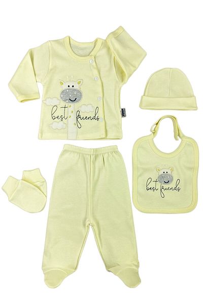 Minikel Best Friends Newborn 5-Piece Bodysuit Set