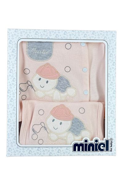 Minikel Cute Turtle Newborn 5-Piece Bodysuit Set