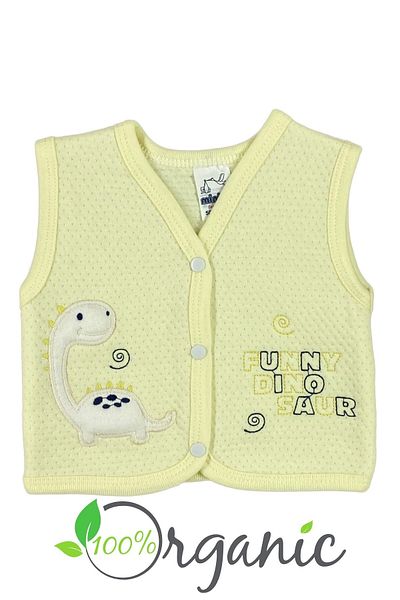 Minikel Funny Dino Saur Quilted Vest