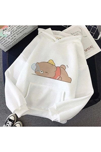 Rbgstore Cute Brown Bear Hoodie
