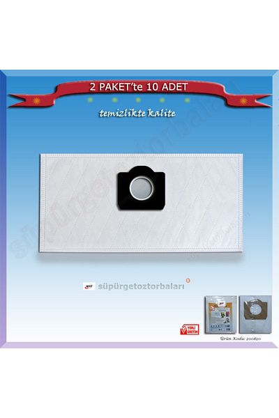 Bosch Bms 1300 Vacuum Cleaner Dust Bag 10 Pieces 200820