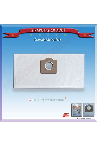 Bosch Bms 1300 Vacuum Cleaner Dust Bag 10 Pieces 200820
