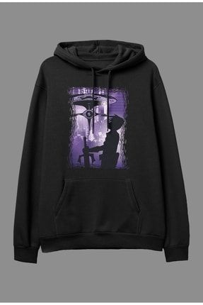 YQYQ Oversize Uzay Evren K l c Genc Anime Manga Tasar m Bask l Unisex Kapu onlu Sweatshirt Hoodie Fiyat Yorumlar Trendyol
