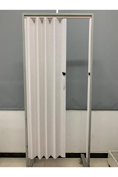 DEKORAKS Akordeon Kapı Kibar Modeli, Akağaç Ahşap Desenli, 84x216cm