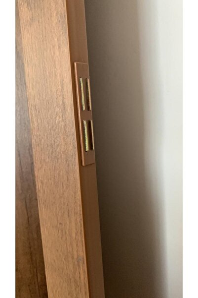 DEKORAKS Akordeon Kapı Kibar Modeli, Akağaç Ahşap Desenli, 84x216cm