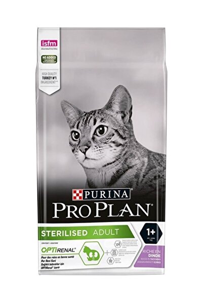 Pro Plan Pro Plan Sterilised Kısırlaştırılmış Hindi Etli Yetişkin Kedi Maması 10 Kg