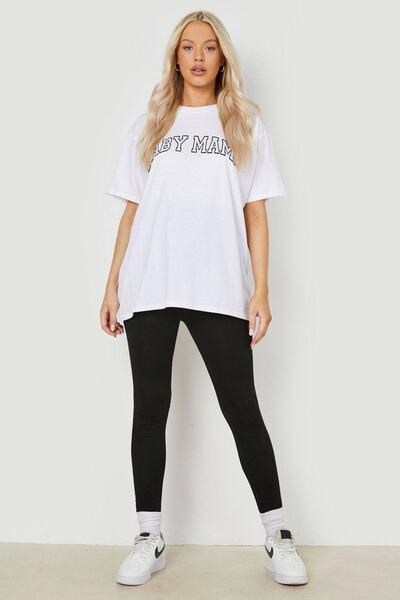 Machetta Μπλουζάκι μητρότητας Pregnant Baby Mama με στάμπα Oversize