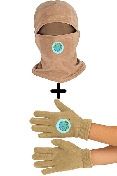 Zeron Tasarım Світова полярна маска для обличчя з довгими рукавичками, комплект Bll2138