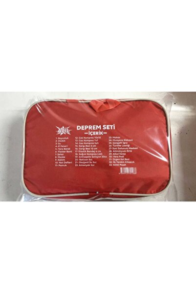 MEDİCATÜRK Acil Deprem Seti Ve Ilkyardım Çantası- Deprem Çantası - Acil Durum...