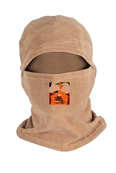 Zeron Tasarım Flower Abbas Polar Snow Mask Long Gloves Set Bll203