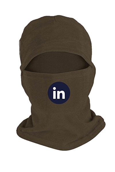 Zeron Tasarım Linkedin Polar Snow Mask Long Gloves Set Bll1758