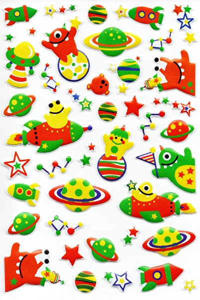 Limmy دفتر ملاحظات منقوش بحجم A4، ملصق مخطط (lim201) - Space