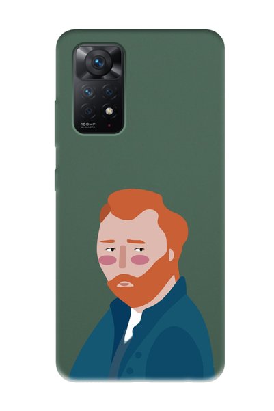 Spoyi Xiaomi Redmi Note 11 Dark Green Launch Phone Case with Vincent Van Gogh...