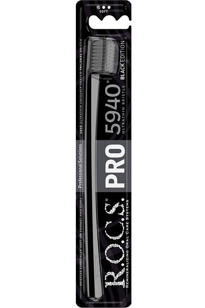 R.O.C.S. Rocs Pro Black 5940 New Series Soft Toothbrush