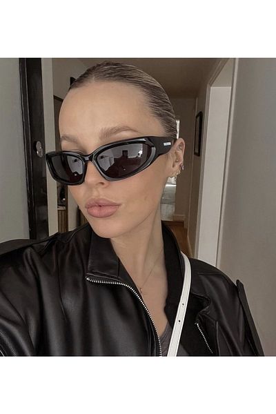 LOOKUP Unisex Sunglasses Women Men Sports Techno New Model Image Style Black Glass Frame Space Justin Model