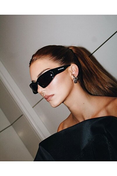 LOOKUP Unisex Sunglasses Women Men Sports Techno New Model Image Style Black Glass Frame Space Justin Model