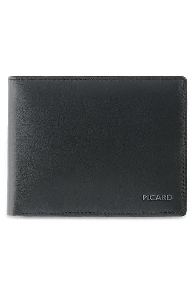 Picard Geldbörse - Schwarz - Unifarben