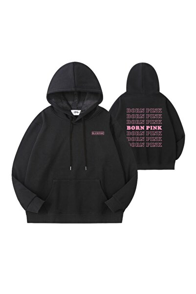 favorconsept Favoriconsept - Blackpink Born Pink Unisex Kapüşonlu Sweatshirt
